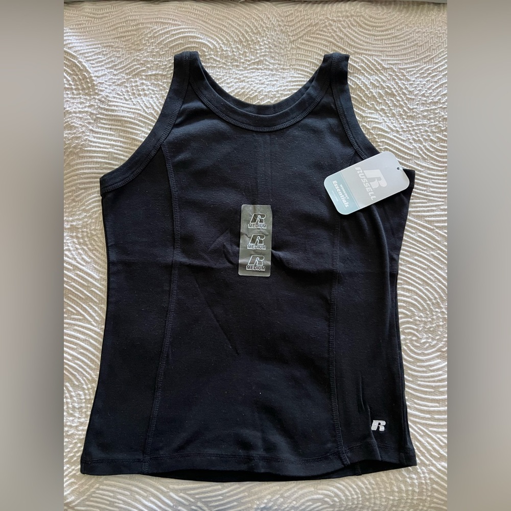 Russell Black Tank Top